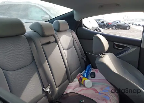 2013 Hyundai Elantra Gls from USA, damaged, VIN KMHDH4AE6DU727696